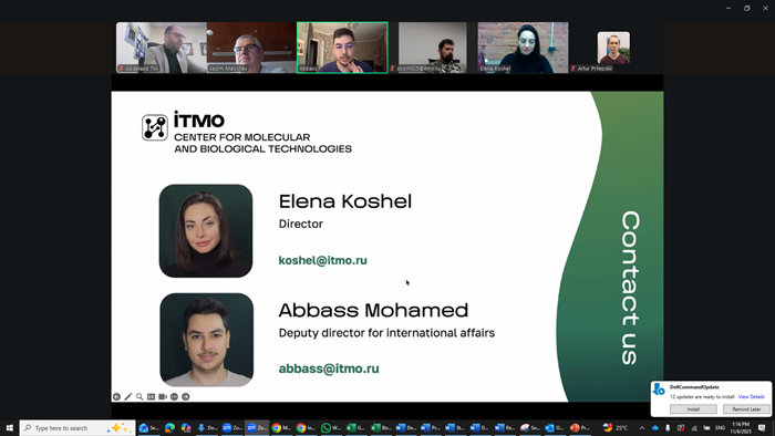 Strengthening Global Partnerships: DAB Meets with ITMO University
